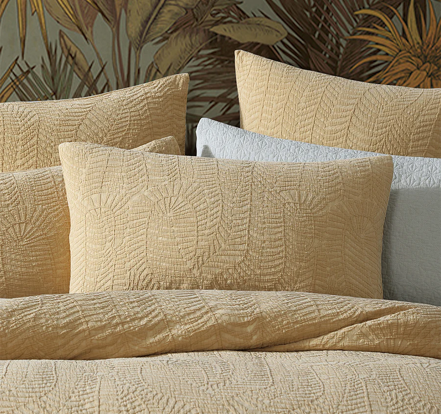Navajo Quilt Cover Set Range Mustard - Image 4