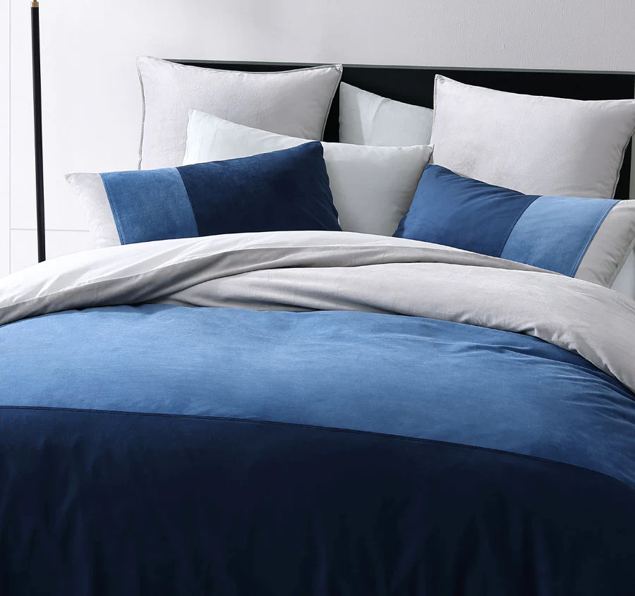 Parker Quilt Cover Set Range Blue - Image 4
