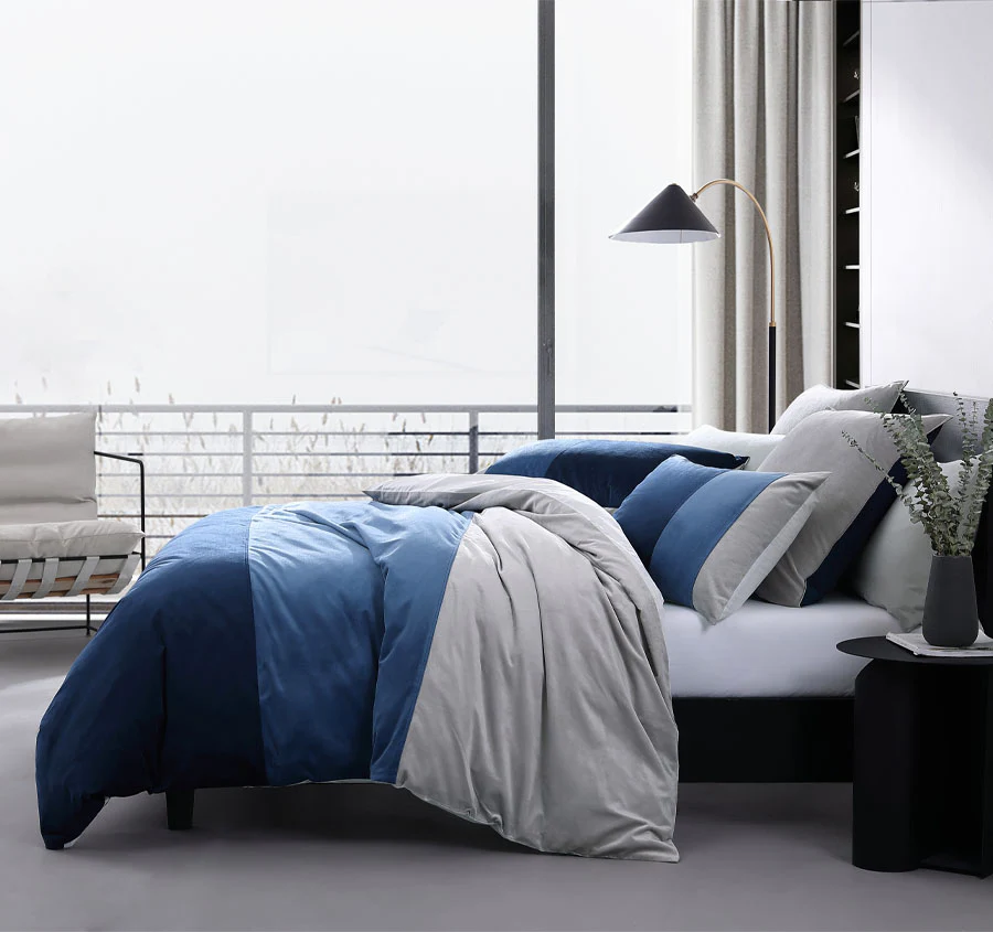Parker Quilt Cover Set Range Blue - Image 5