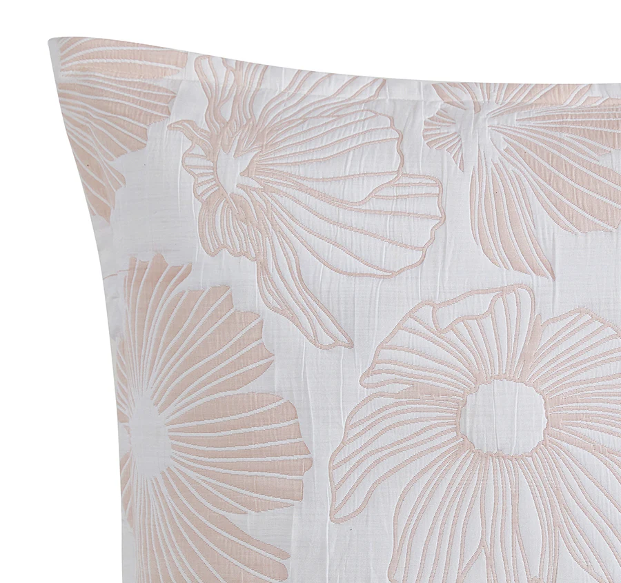 Poppi European Pillowcase Rose - Image 2