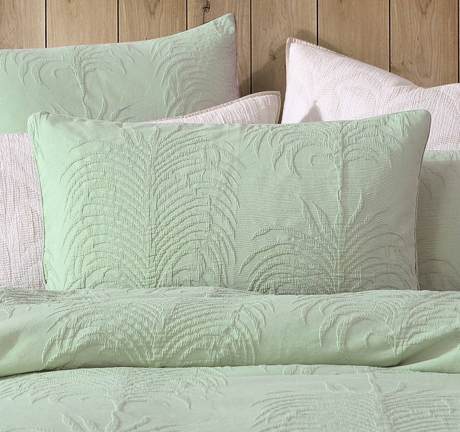 Tropicana Quilt Cover Set Range Sage - Image 4