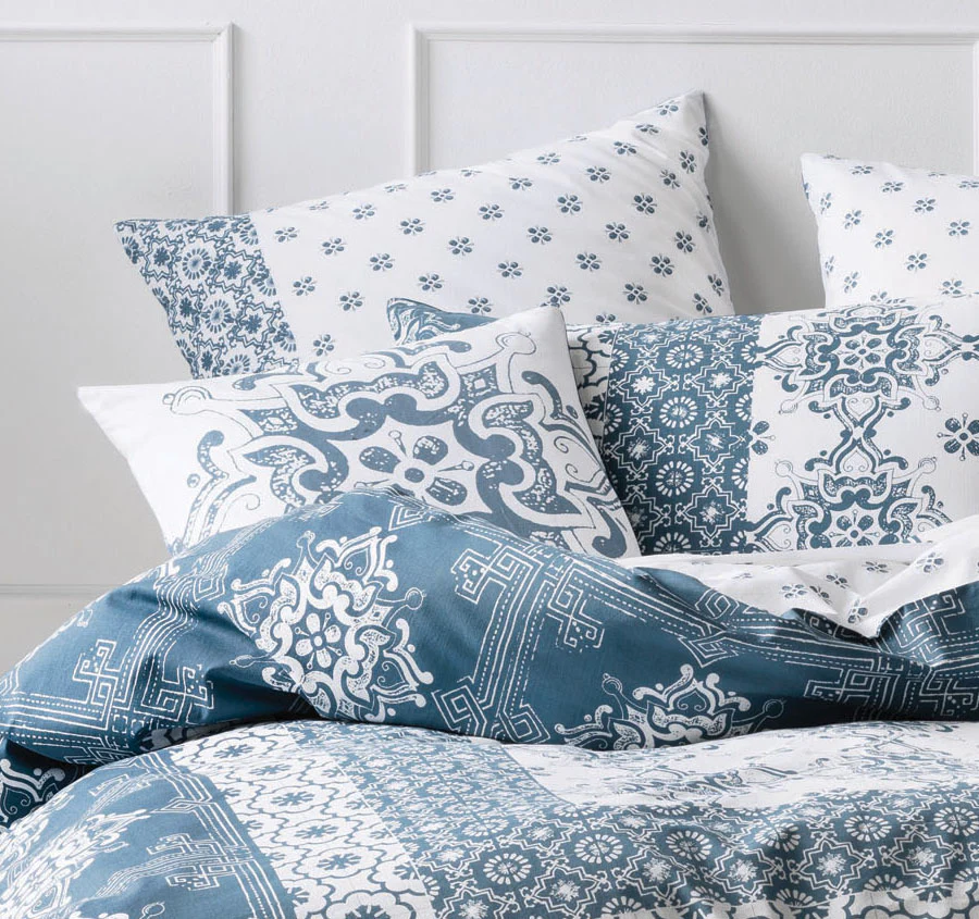 Francine Quilt Cover Set Range Blue - Image 4