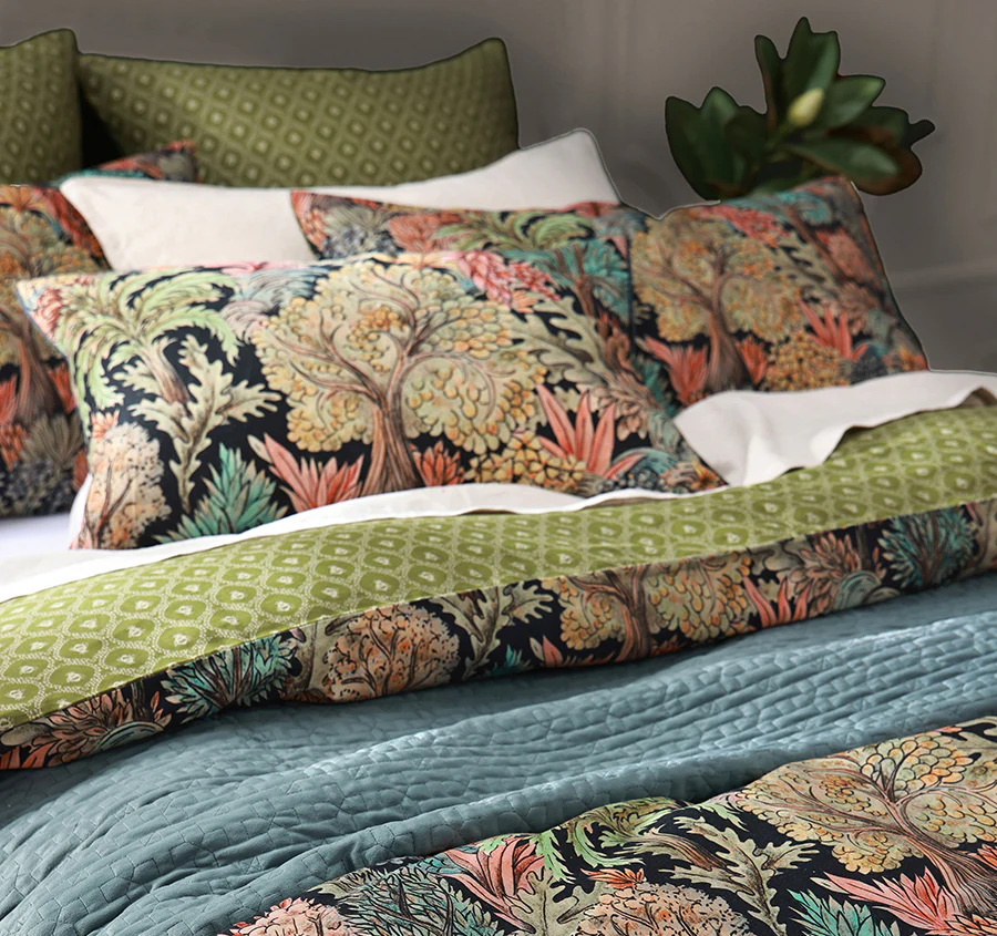 Anders Quilt Cover Set Range Green - Image 4