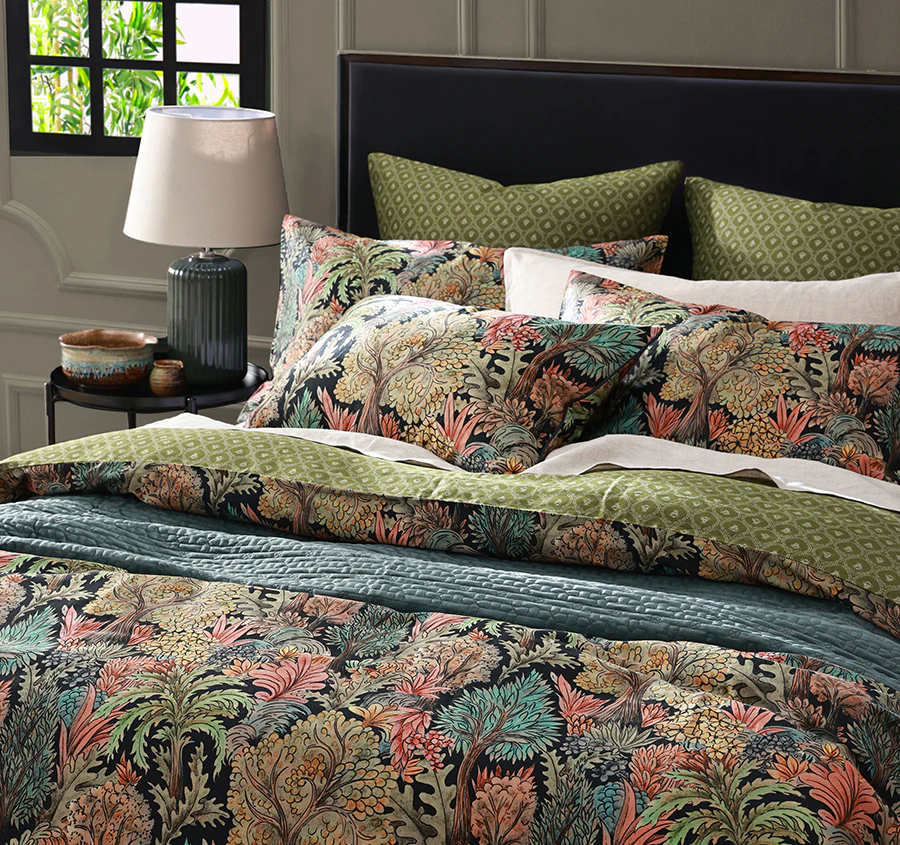 Anders Quilt Cover Set Range Green - Image 6