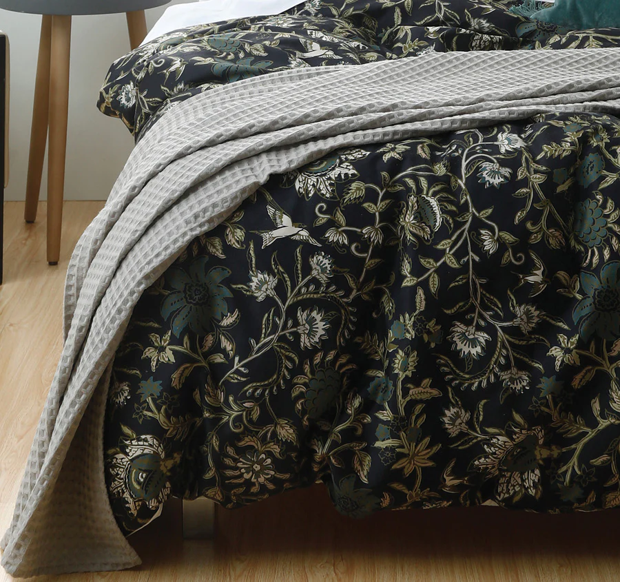 Ivy Quilt Cover Set Range Ebony - Image 3