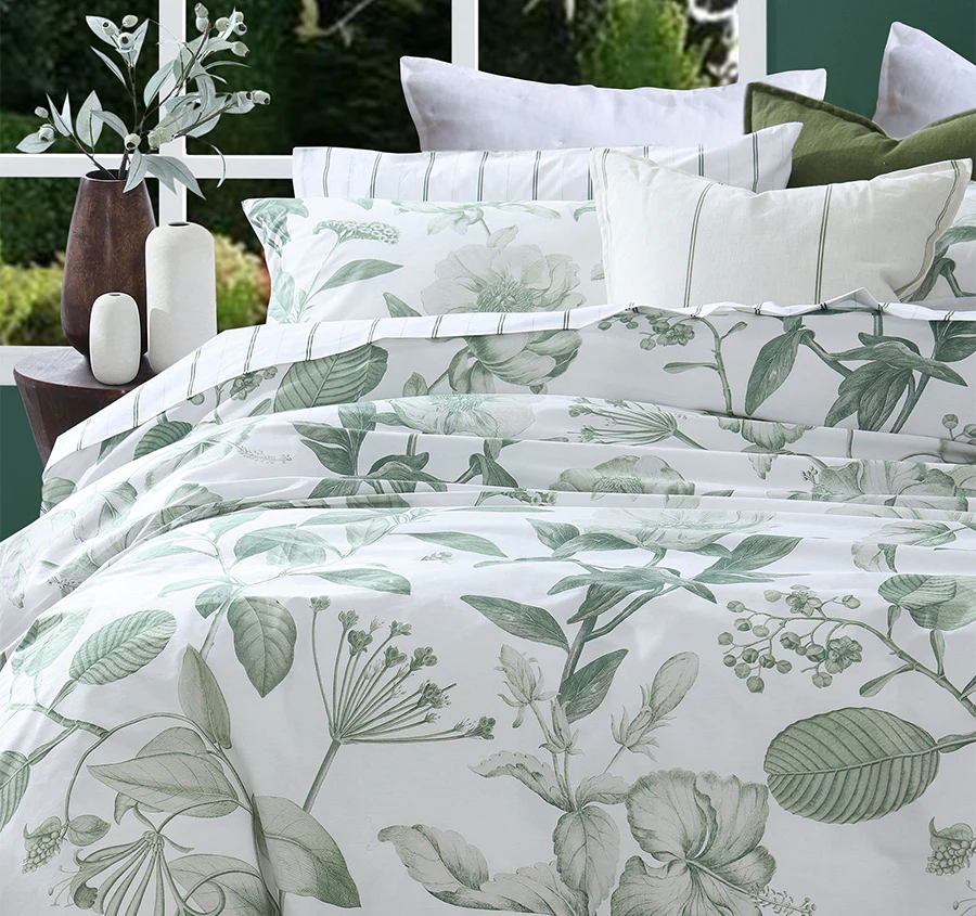 Pure Botanical Quilt Cover Set Range Leaf - Image 5