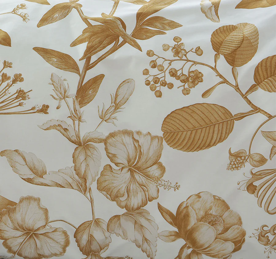 Pure Botanical Quilt Cover Set Range Ochre - Image 2