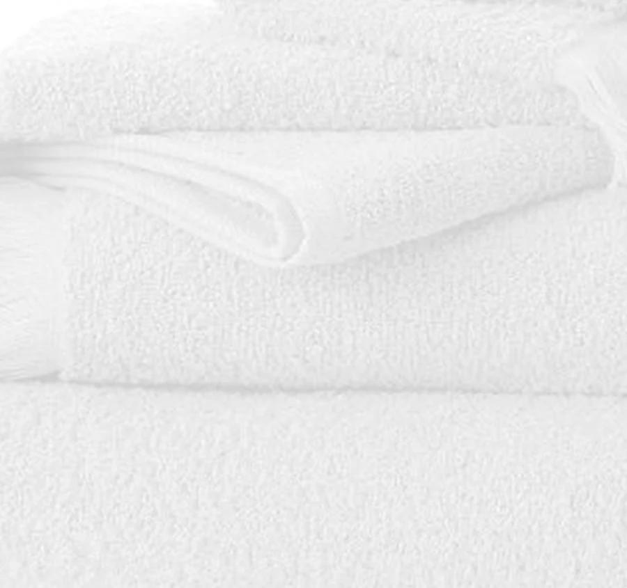 Tusca 700GSM Cotton Bath Towel Range White - Image 2