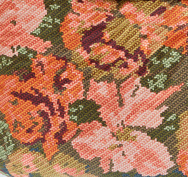 Embroidered Flower Quilt Cover Set Range Multi - Image 2