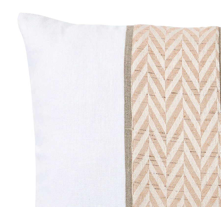 Allesia Linen Stripe 50x50cm Filled Cushion - Image 2