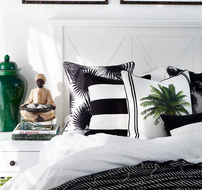 Bahama Palm 50x50cm Filled Cushion Green - Image 4