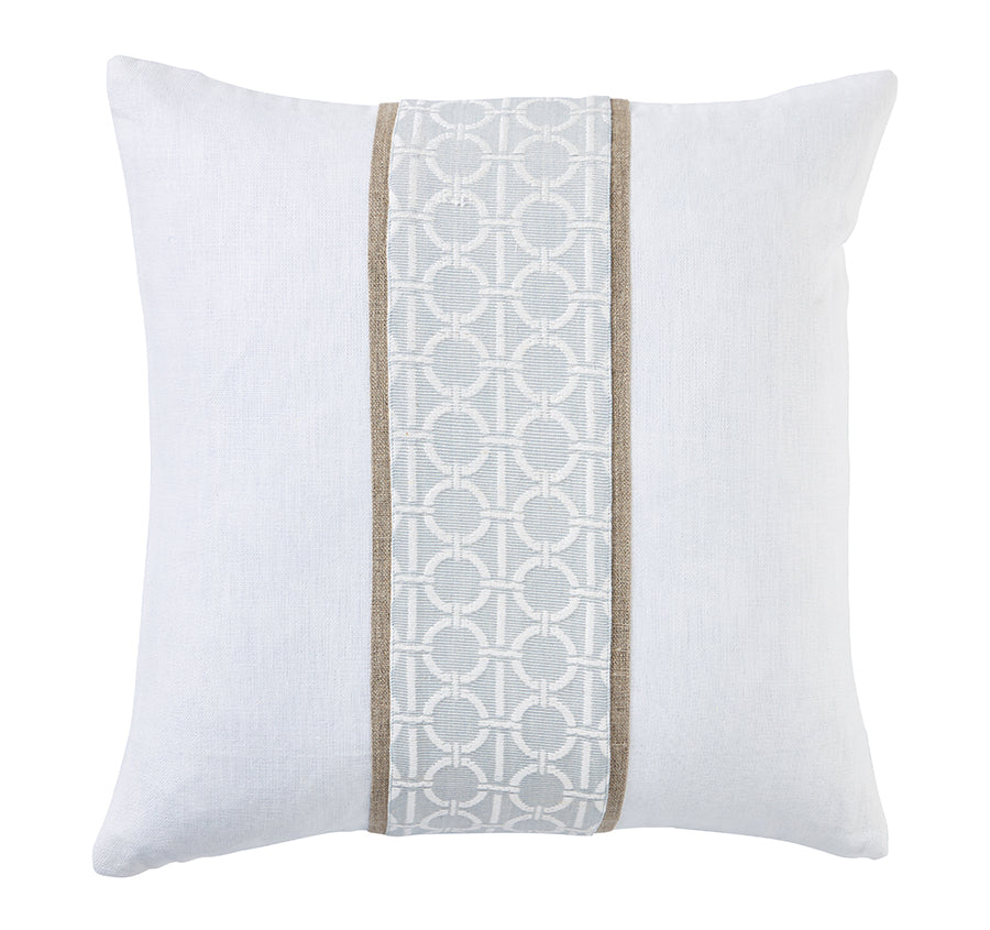 Catalina Link 50x50cm Filled Cushion Sky Blue