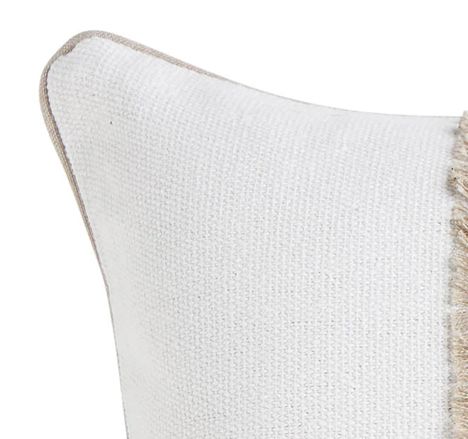 Havana Palm 30x50cm Filled Cushion White - Image 2