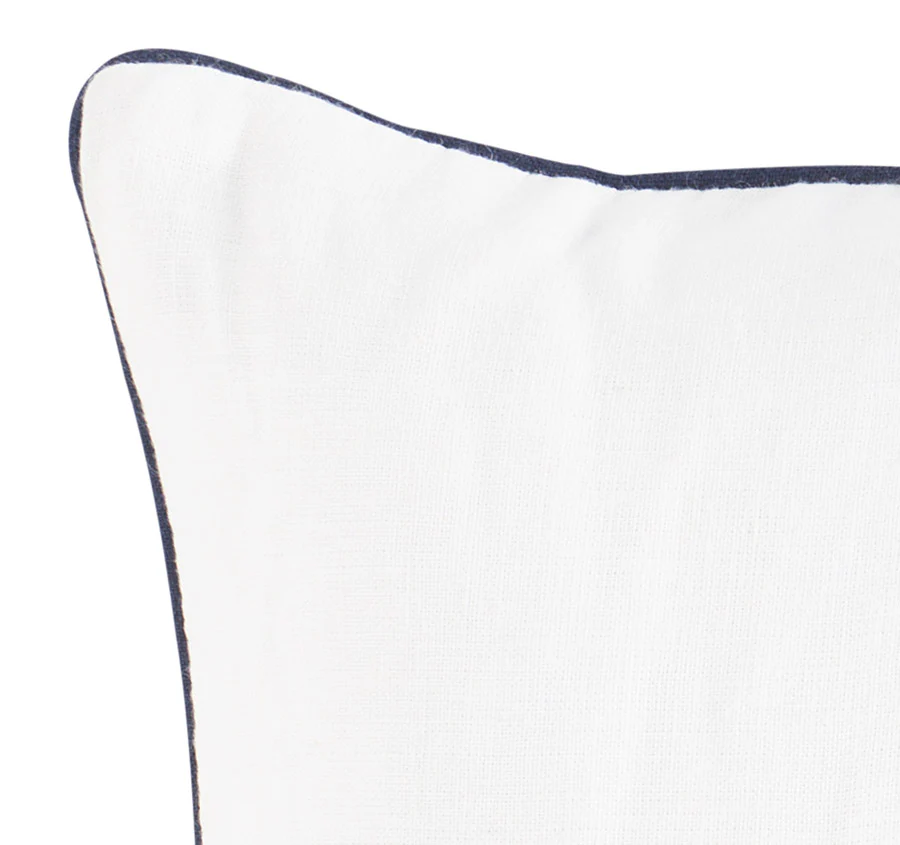 Linen Cape Cod 50x50cm Filled Cushion Navy - Image 2
