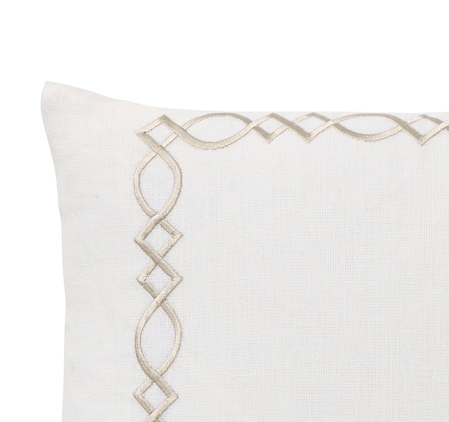 Linen Catalina 30x50cm Filled Cushion Sand - Image 2