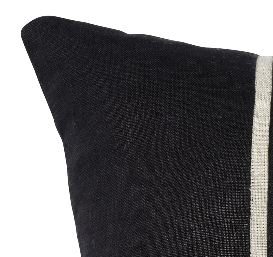Linen Chateau 50x50cm Filled Cushion Black - Image 2