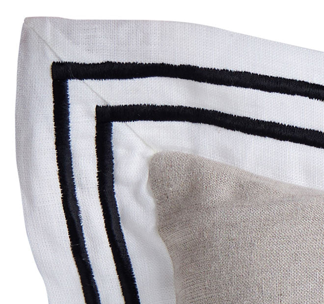 Linen Milano 50x50cm Filled Cushion Sand - Image 2