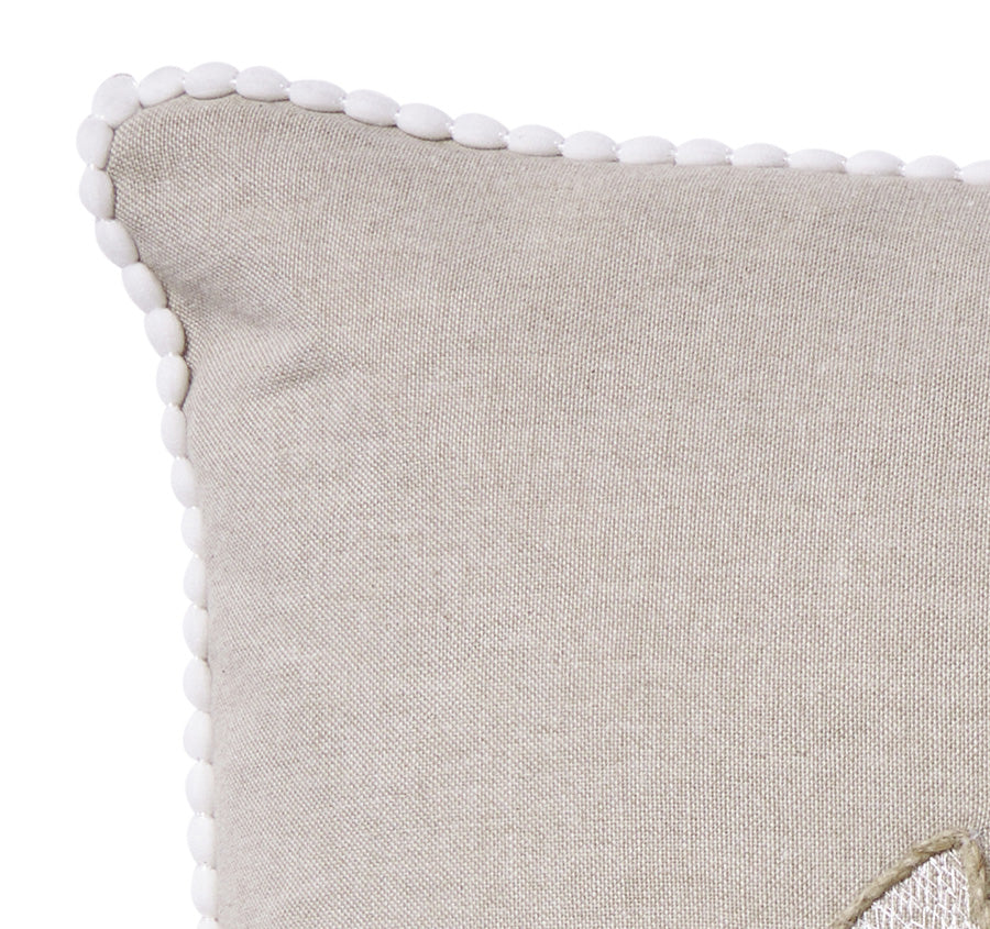 Mauritius Shell 50x50cm Filled Cushion Sand - Image 2