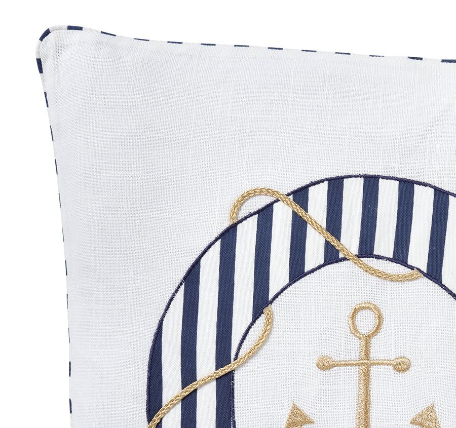 Montauk Anchor 50x50cm Filled Cushion Navy - Image 2