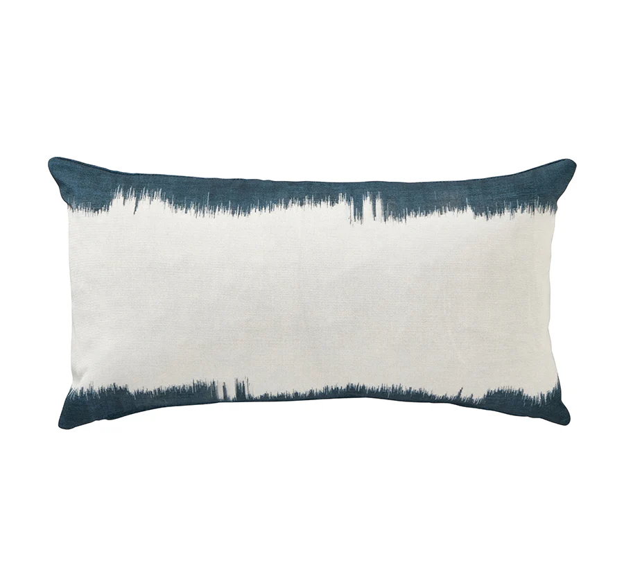 Outdoor Driftwood 30x50cm Filled Cushion Navy