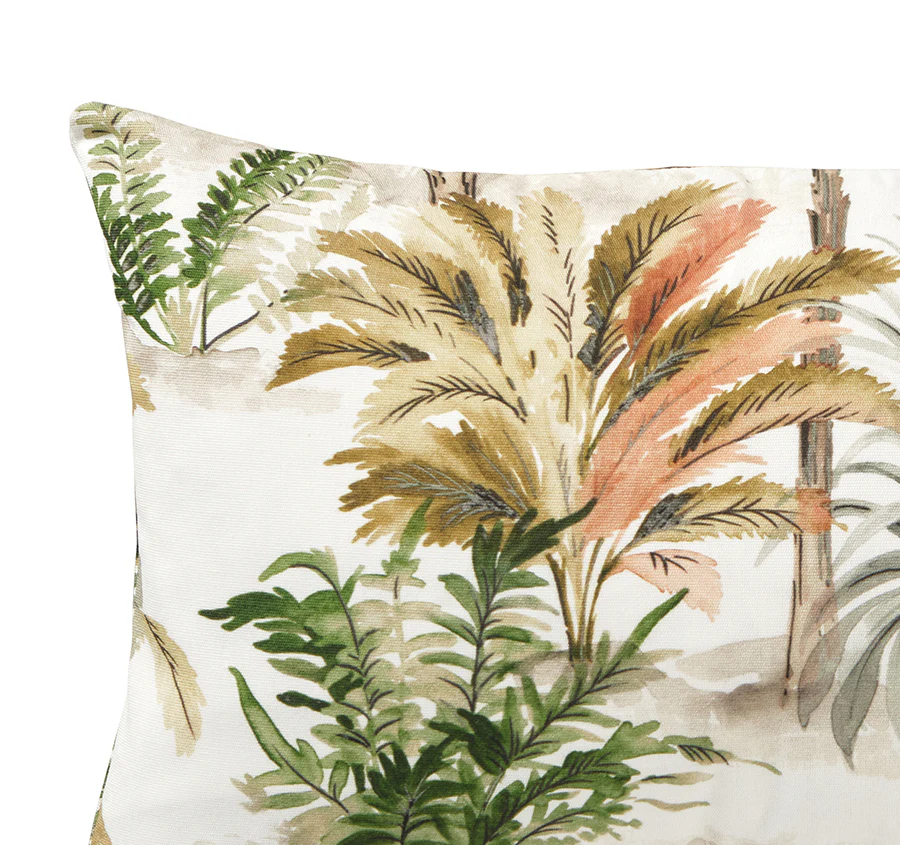 Outdoor Palm Mirage 30x50cm Filled Cushion Green - Image 2