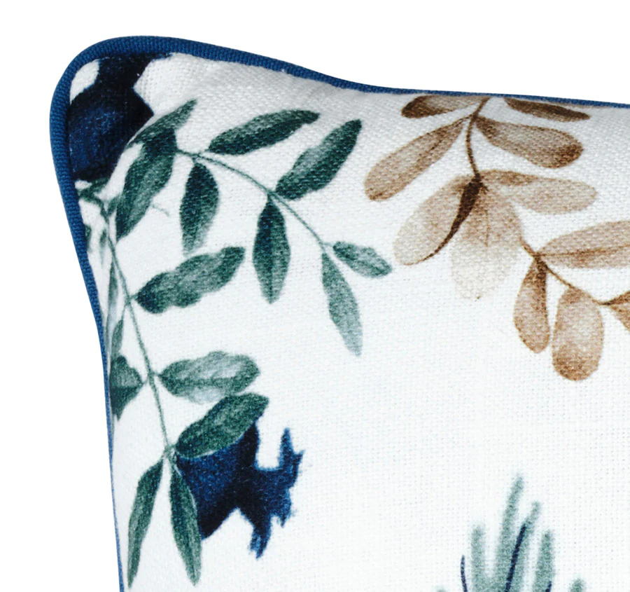Palm Beach 55x55cm Filled Cushion Blue - Image 2