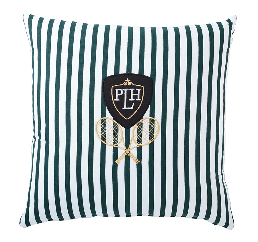 Paloma Tennis Stripes 55x55cm Filled Cushion