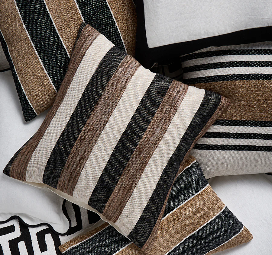 Porto Stripe 30x50cm Filled Cushion - Image 3