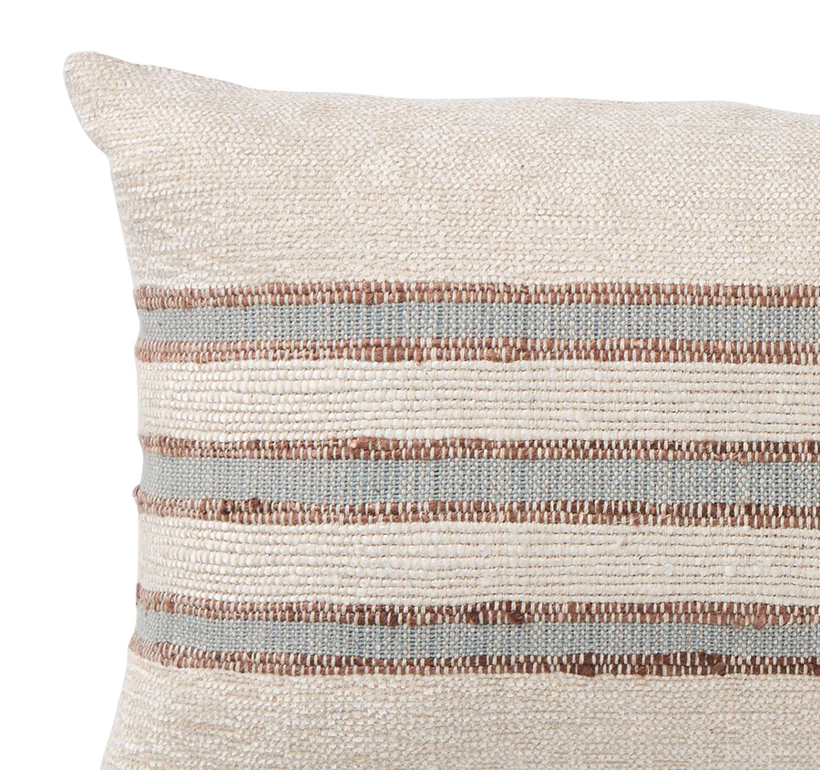 Portsea Stripe 30x50cm Filled Cushion - Image 2