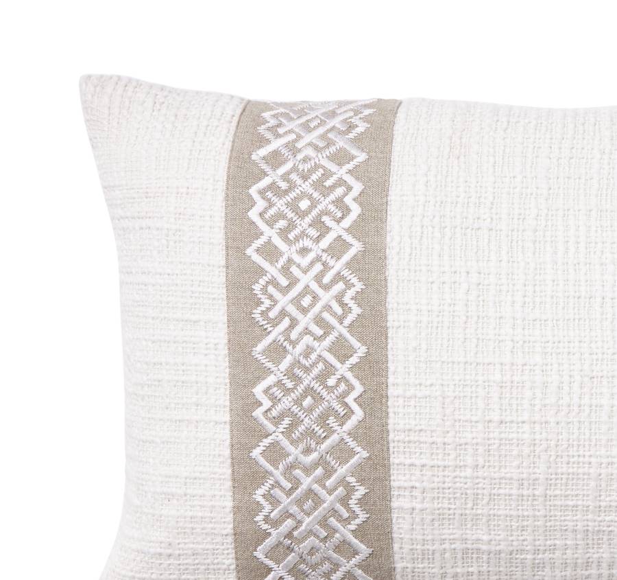 Saint Germain 30x50cm Filled Cushion White - Image 2