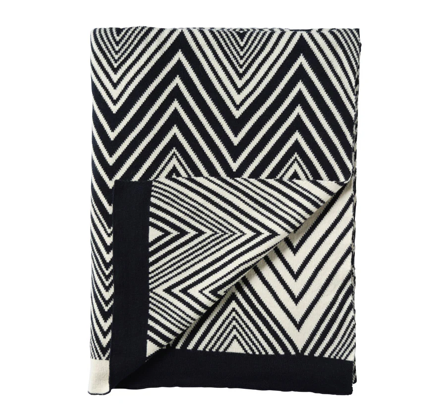 Saint Tropez 130x170cm Throw Rug Ink Navy