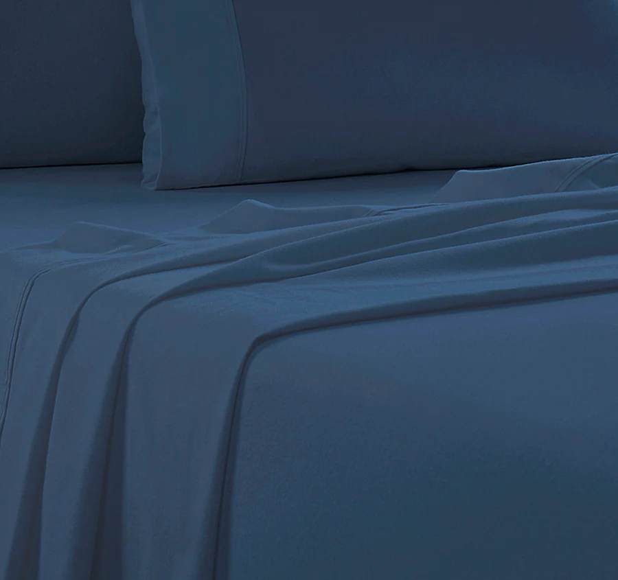 Egyptian Cotton Flannelette Mega Sheet Set Range Ink - Image 2