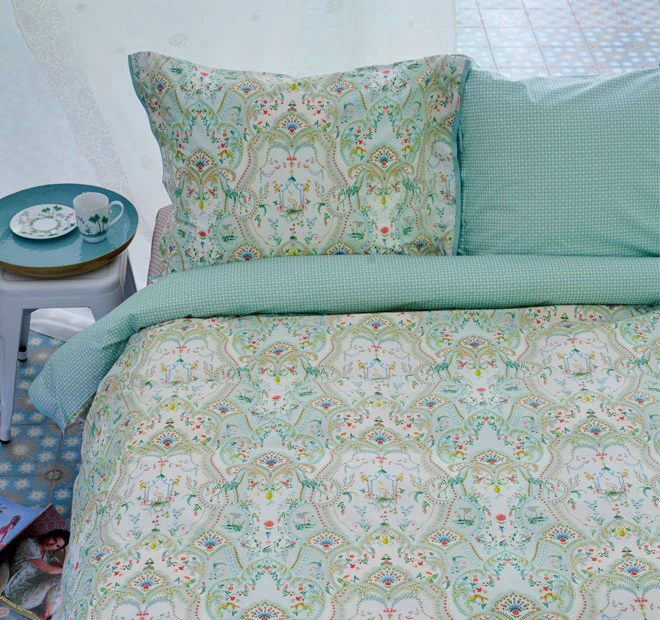 Curious Animals Quilt Cover Set Range White - Image 5