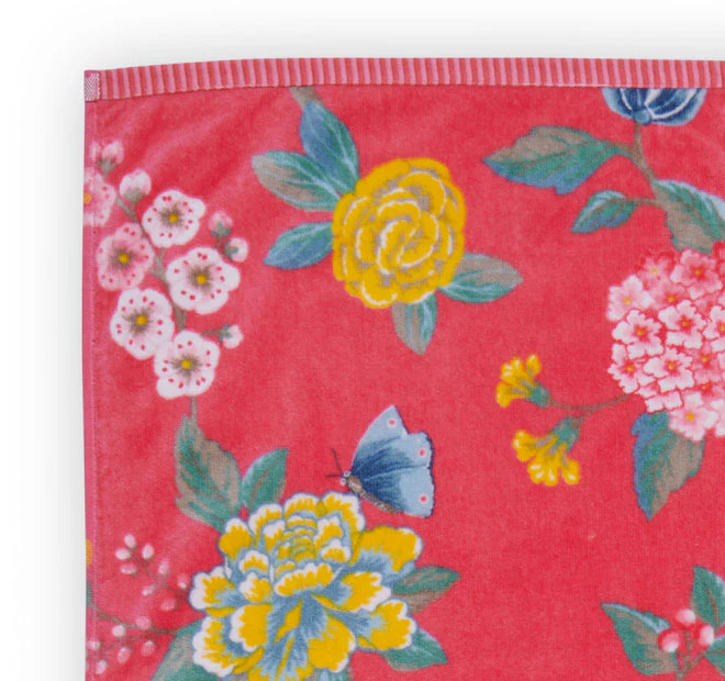Good Evening 500GSM Cotton Bath Towel Coral - Image 3