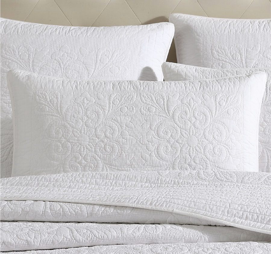 Aerin Standard Pillowsham Pair Ivory - Image 2