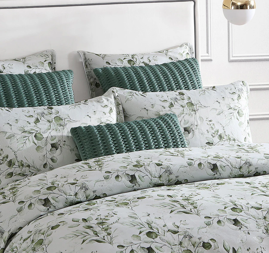 Asher Quilt Cover Set Range Green - Image 4