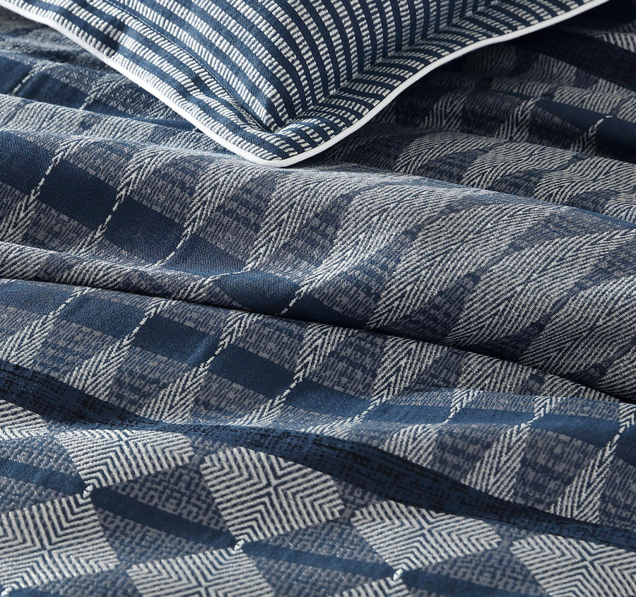 Boyd Quilt Cover Set Range Ink - Image 2