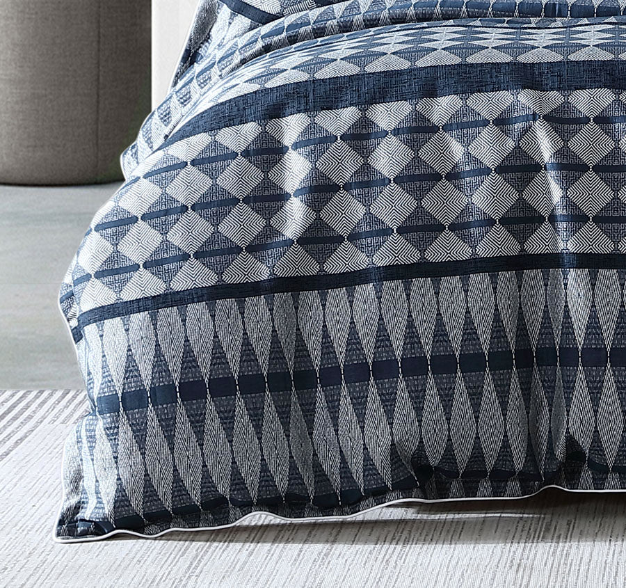 Boyd Quilt Cover Set Range Ink - Image 3