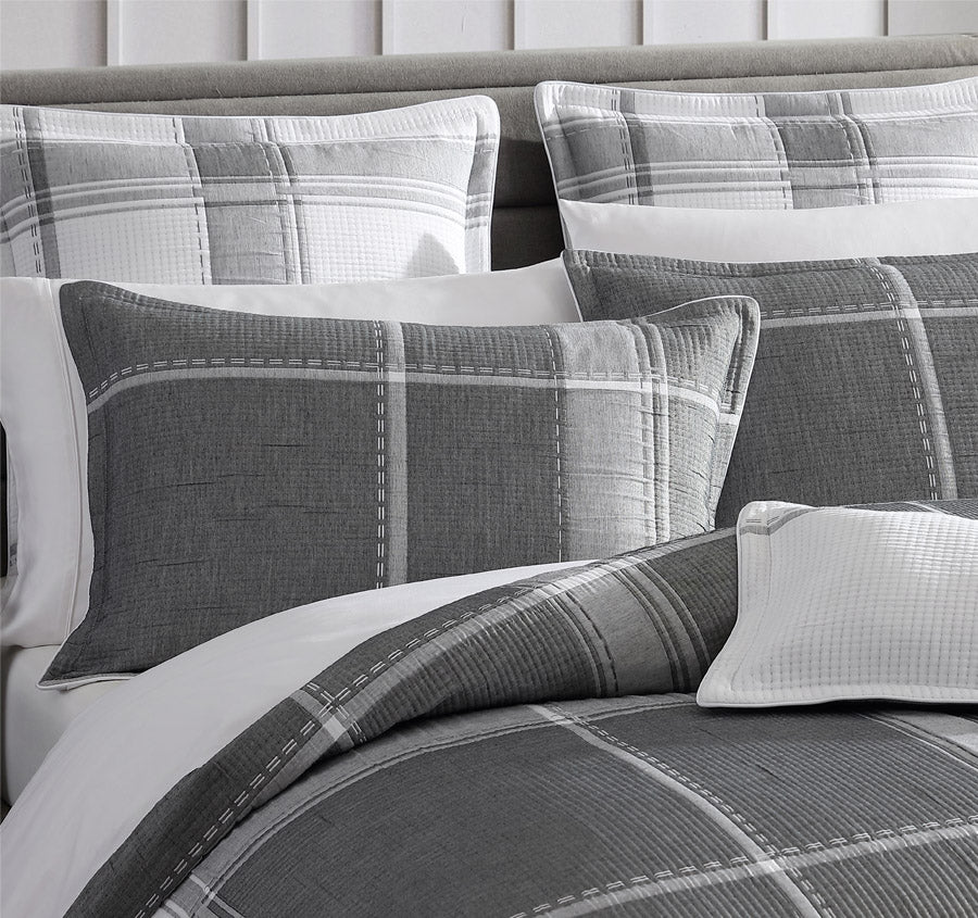 Cannon European Pillowcase Charcoal - Image 3