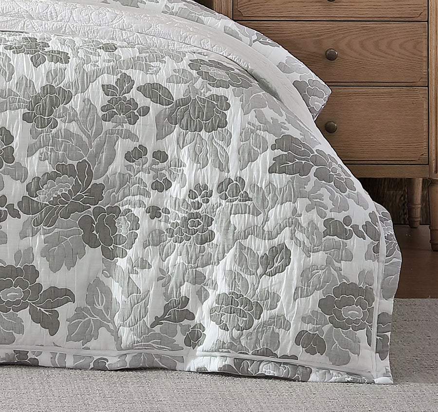 Eva Quilt Cover Set Range Thyme - Image 3