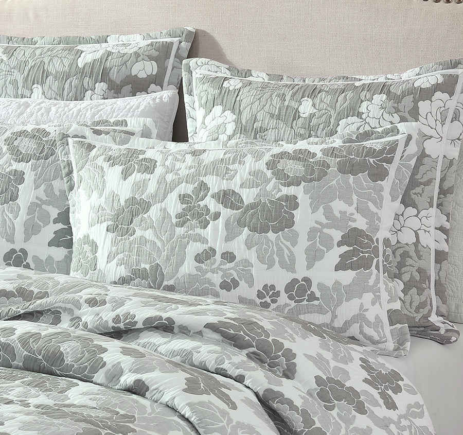 Eva Quilt Cover Set Range Thyme - Image 4
