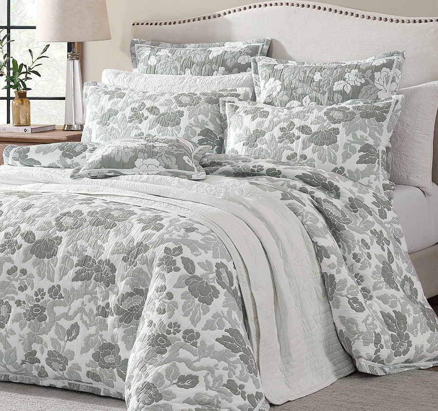 Eva Quilt Cover Set Range Thyme - Image 5