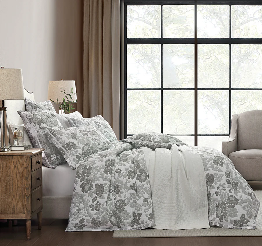 Eva Quilt Cover Set Range Thyme - Image 6