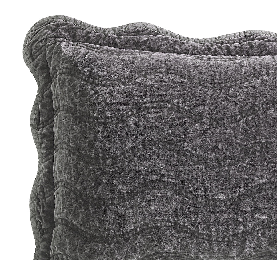 Indiana 30x50cm Filled Cushion Charcoal - Image 2