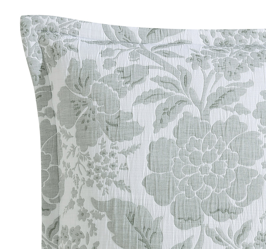 Julieta European Pillowcase Thyme - Image 2