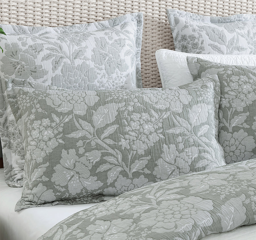 Julieta Quilt Cover Set Range Thyme - Image 4