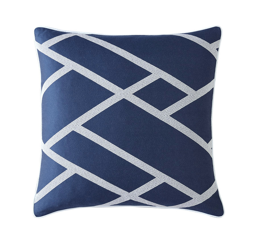 Kennedy European Pillowcase Navy