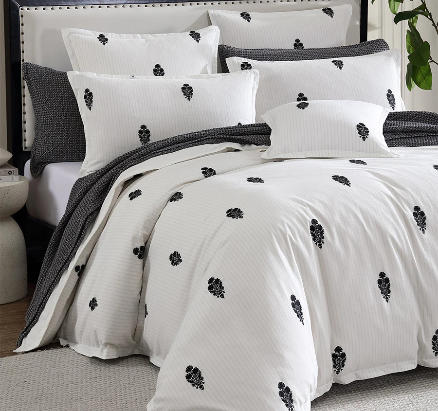 Khari 45x45cm Filled Cushion Charcoal - Image 3