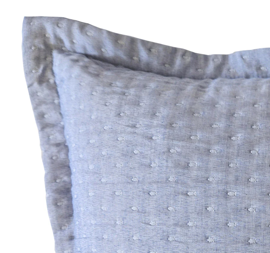 Leoni 45x45cm Filled Cushion Blue - Image 2