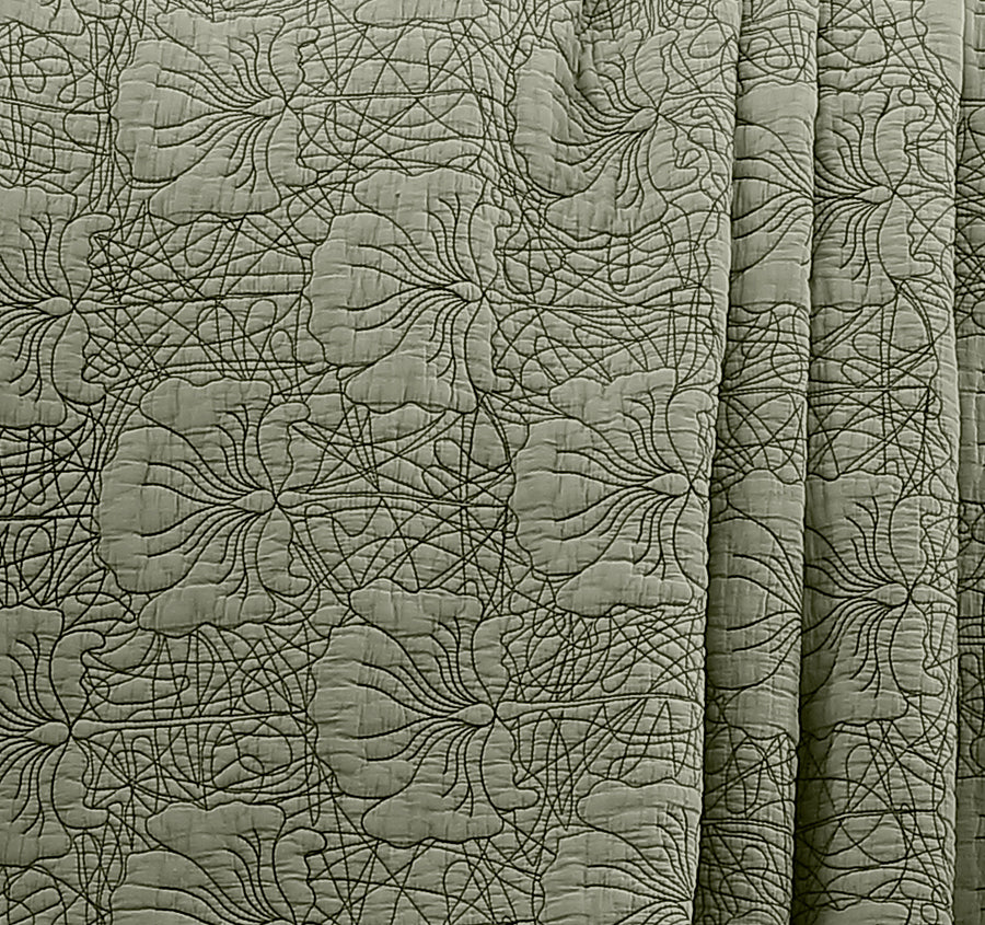Lilian Bedspread Moss - Image 2